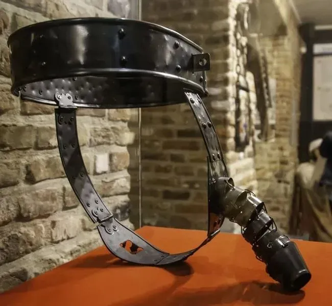 Old chastity belt from the middle ages