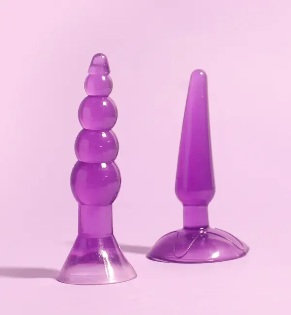 Anal plugs in different shapes
